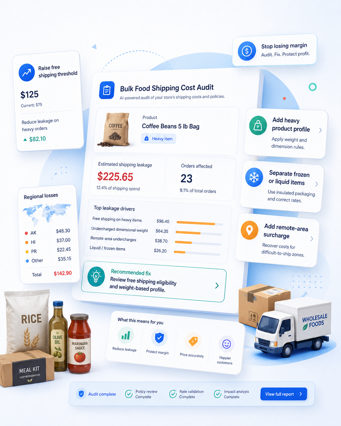 Bulk Food Shipping Cost Audit